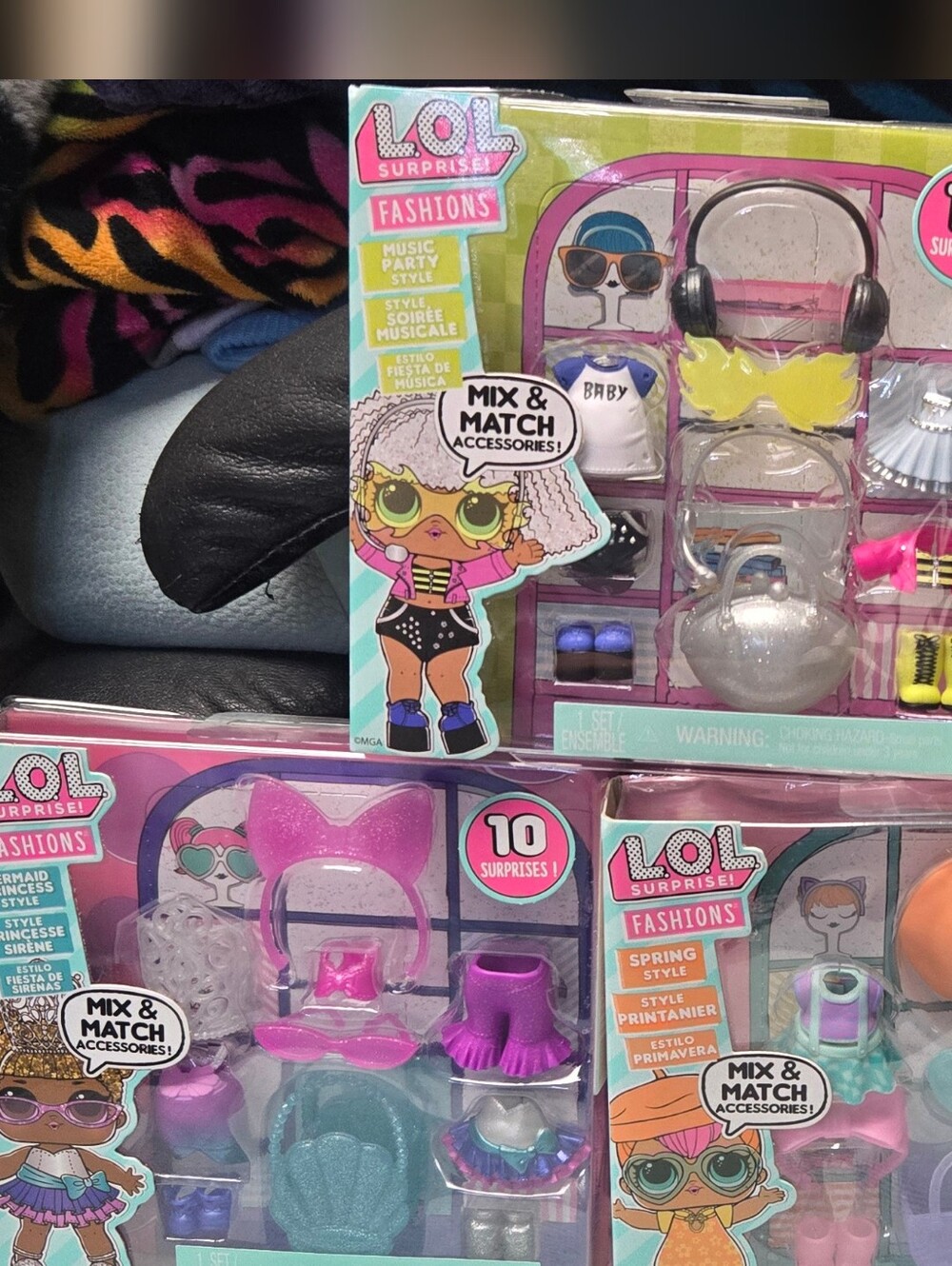 3 LOL Doll Fashion Surprise packs Outfits